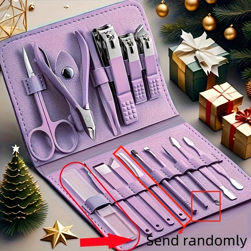 Set Manicure & Pédicure 16 pcs – Acier Inoxydable Premium™