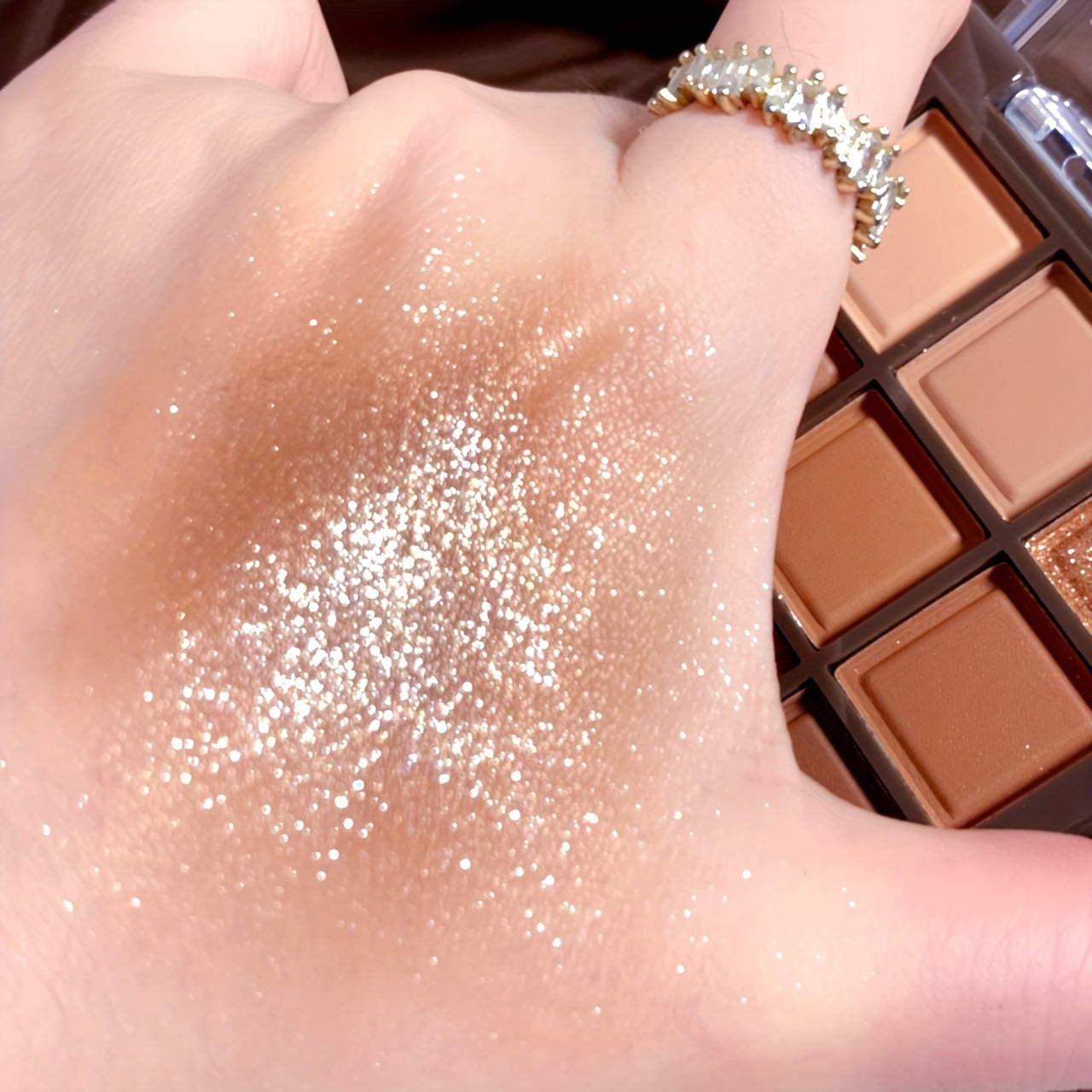 Palette 9 Couleurs – Tons Chocolat Mat & Brillant™