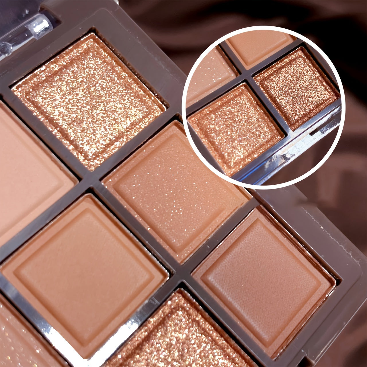 Palette 9 Couleurs – Tons Chocolat Mat & Brillant™