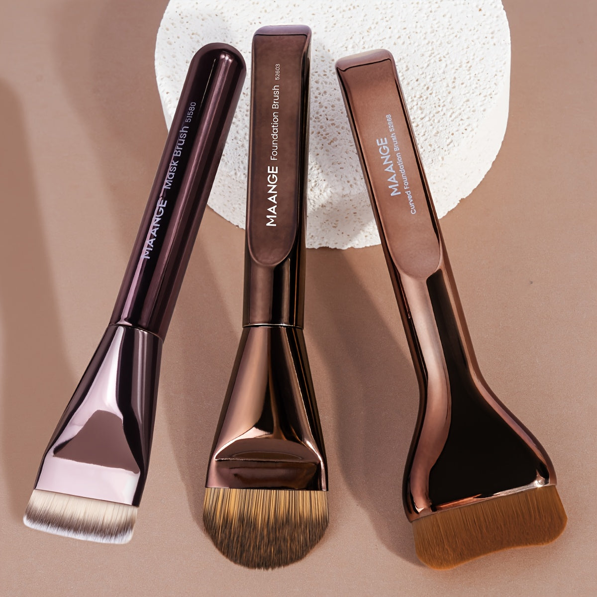 Kit 3 Pinceaux MAANGE – Doux & Sans Trace