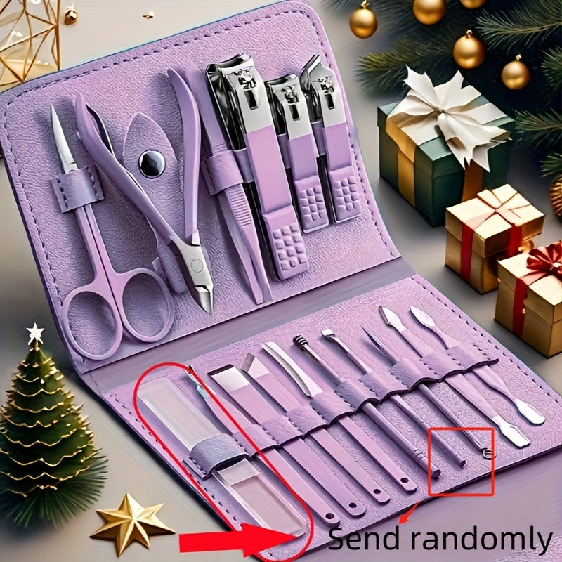 Set Manicure & Pédicure 16 pcs – Acier Inoxydable Premium™